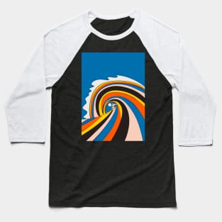 Surf the big wave Baseball T-Shirt